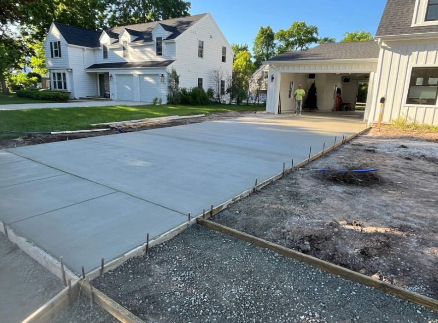 Professional concrete driveway installation in Gary, IN